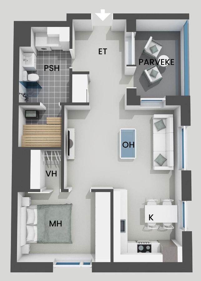 "Kanava" - New 1Br Apartment With Sauna, Balcony & Views, Hosted By 2Ndhomes Τάμπερε Εξωτερικό φωτογραφία